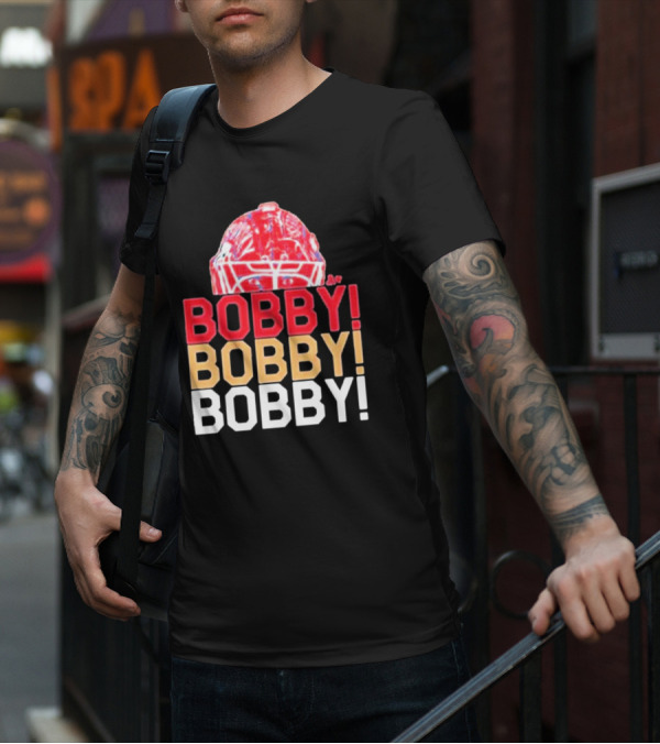 Bobby Chant Bobby Bobby Sergei Bobrovsky Hockey Helmet T-Shirt