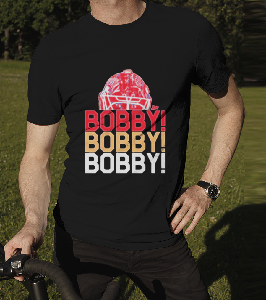 Bobby Chant Bobby Bobby Sergei Bobrovsky Hockey Helmet T-Shirt