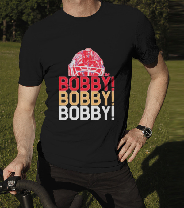 Bobby Chant Bobby Bobby Sergei Bobrovsky Hockey Helmet T-Shirt