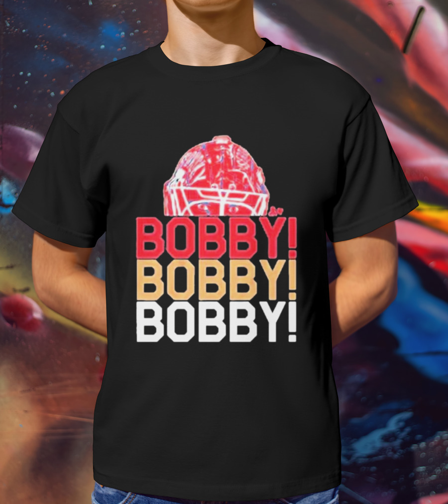Bobby Chant Bobby Bobby Sergei Bobrovsky Hockey Helmet T-Shirt