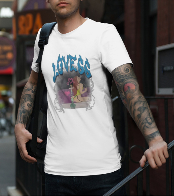 Chicklet And Maleni Love66 Hookah Lounge Heart T-Shirt