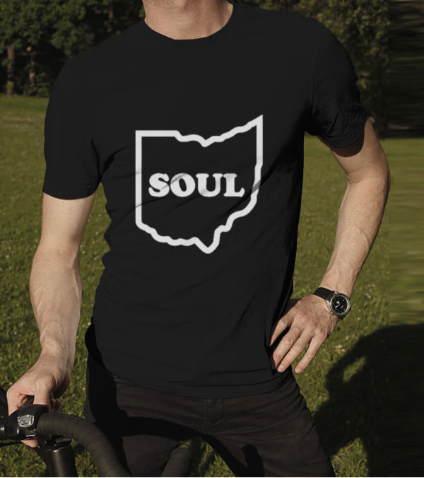 Colemine Records Ohio Soul In State Outline T-Shirt