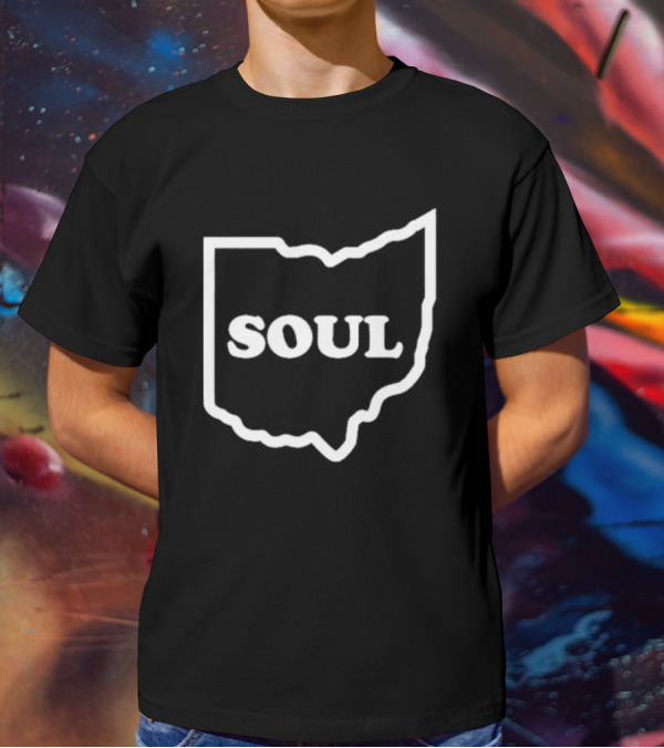 Colemine Records Ohio Soul In State Outline T-Shirt