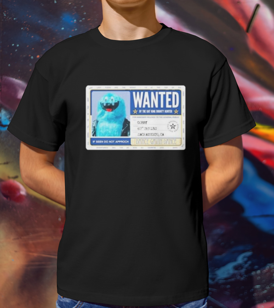 Dance Gavin Dance Wanted Gobby Rae King Bounty Hunter Sacramento T-Shirt