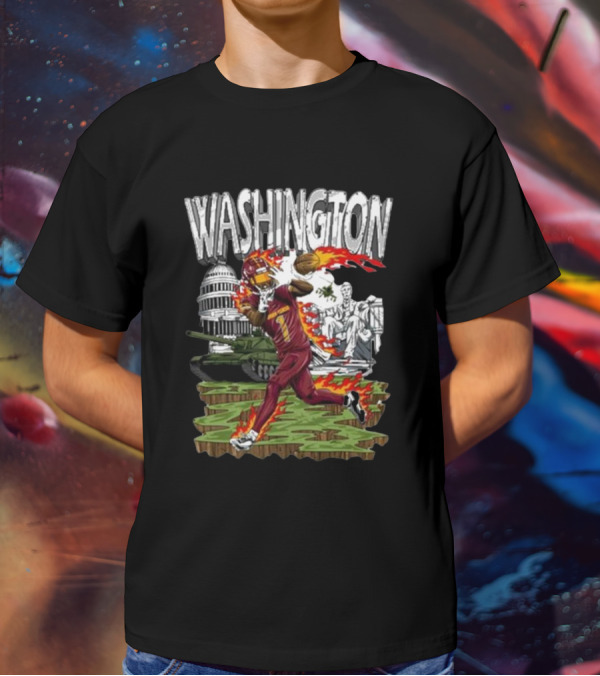 Washington Dark Horse JD X DH Football Capitol T-Shirt