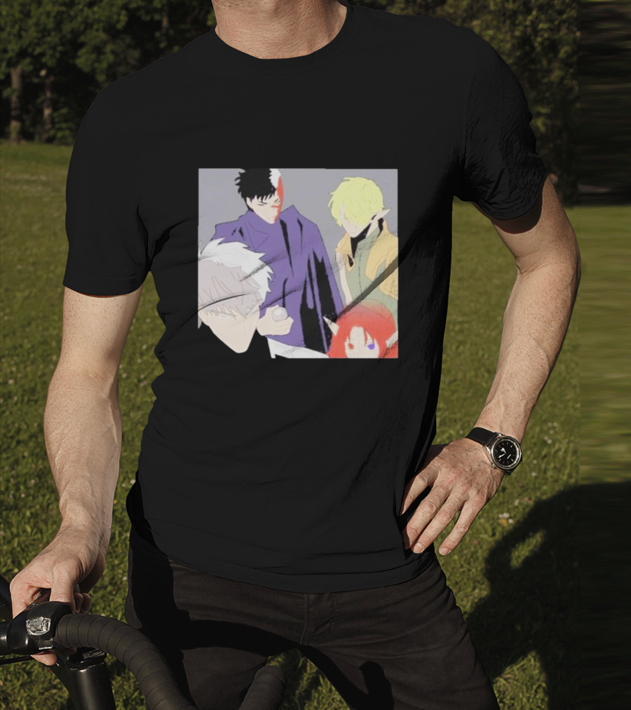 Anime Elf Kingdom Mysterious Characters Quartet T-Shirt