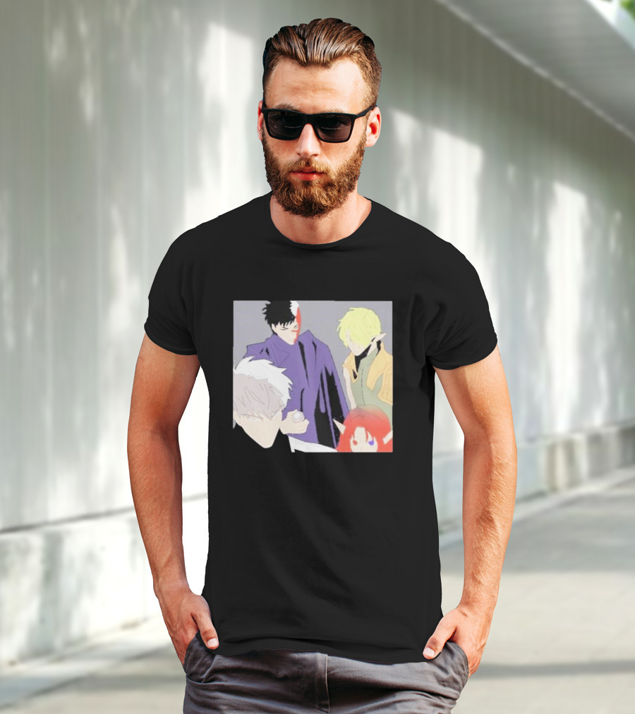 Anime Elf Kingdom Mysterious Characters Quartet T-Shirt