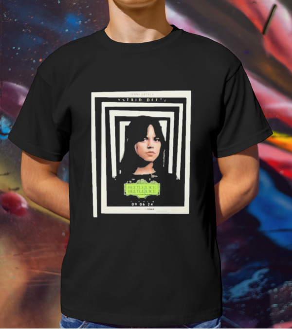 Jenna Ortega Astrid Deetz Beetlejuice 09 06 24 Warner Bros IMAX T-Shirt