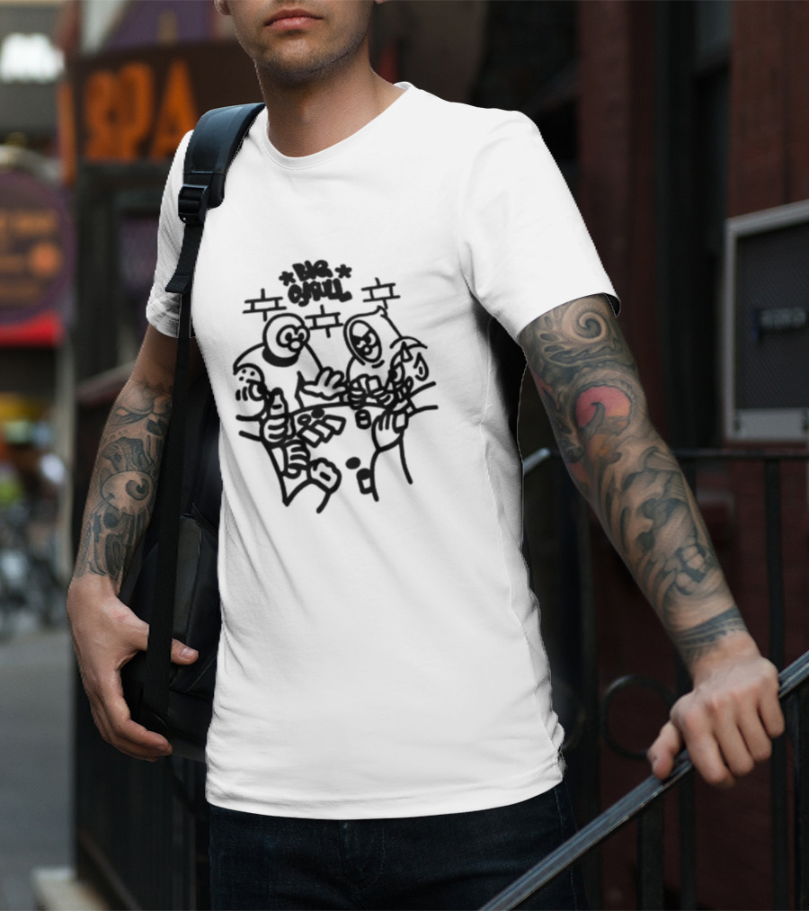 Big Skull Studio Big Skull Poker Game Street T-Shirt
