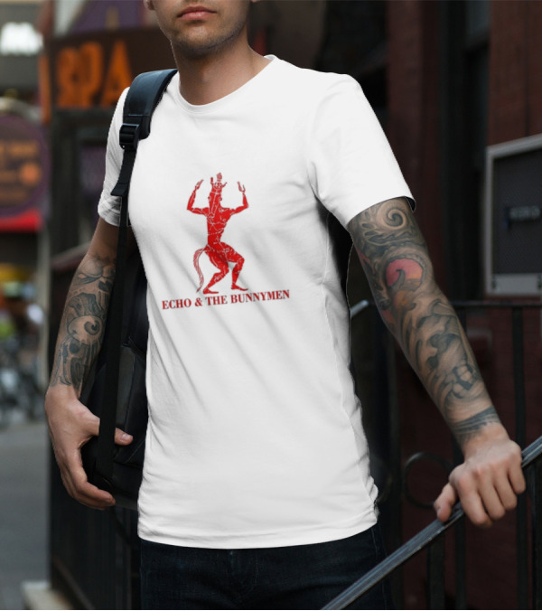 Echo And The Bunnymen Bring On The Dancing Horses Red Mythical Centaur T-Shirt