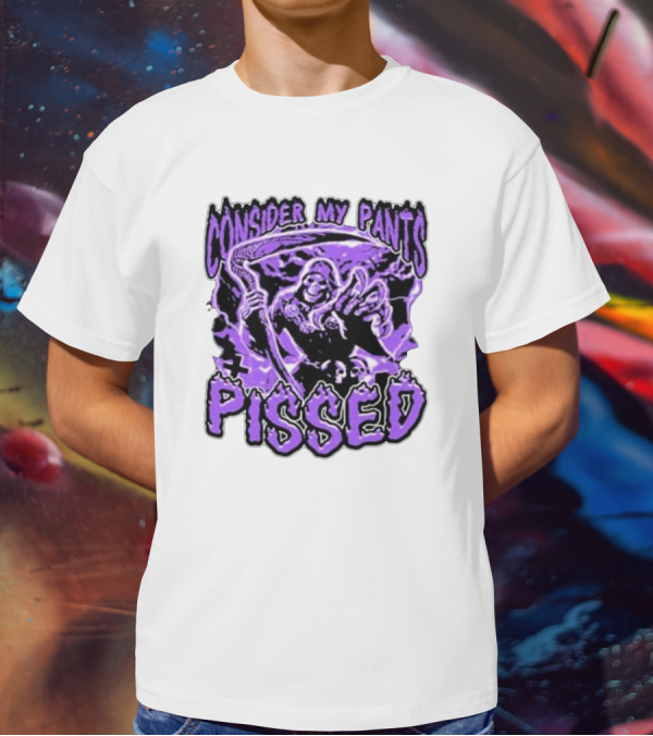 Consider My Pants Pissed Grim Reaper Halloween Horror T-Shirt