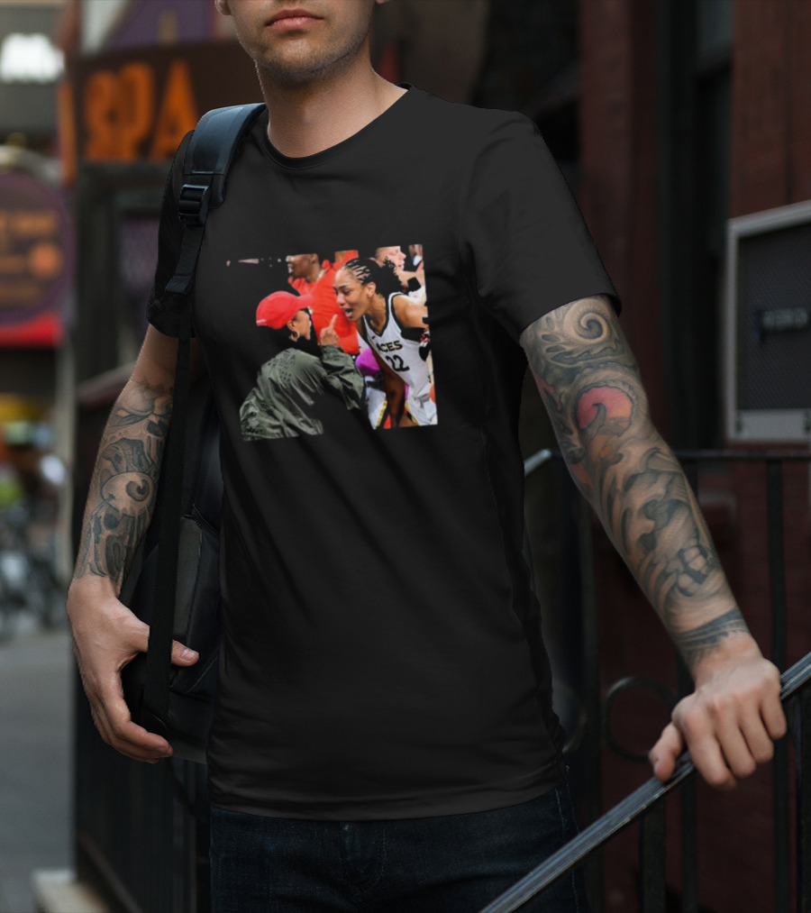 A’ja Wilson Dawn Staley Las Vegas Aces And Anxiety T-Shirt