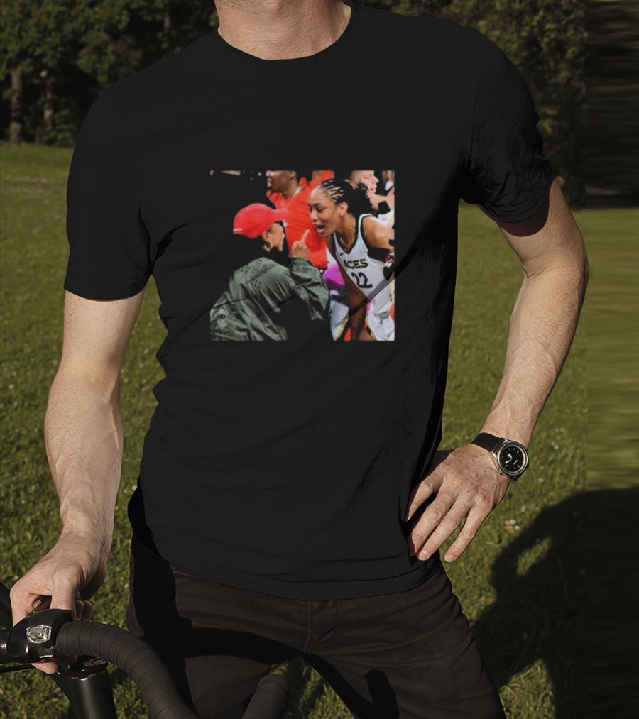 A’ja Wilson Dawn Staley Las Vegas Aces And Anxiety T-Shirt