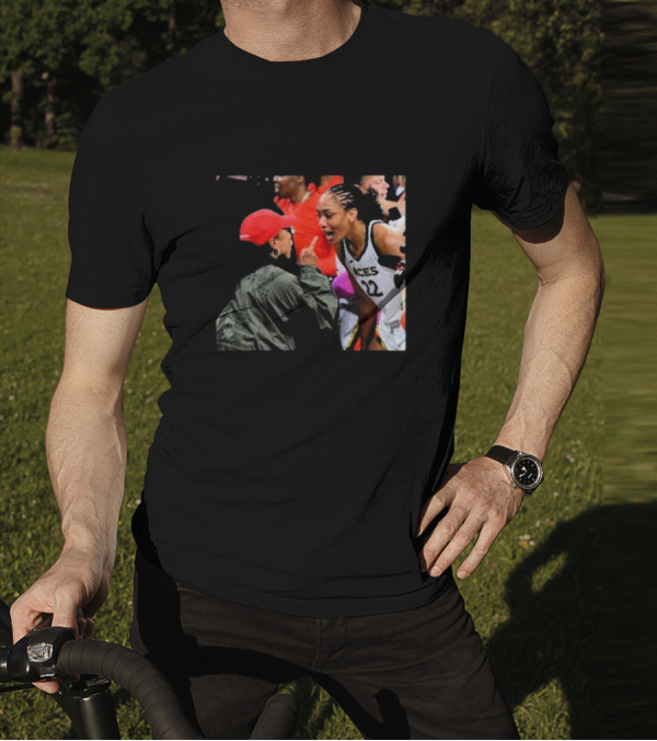 A’ja Wilson Dawn Staley Las Vegas Aces And Anxiety T-Shirt