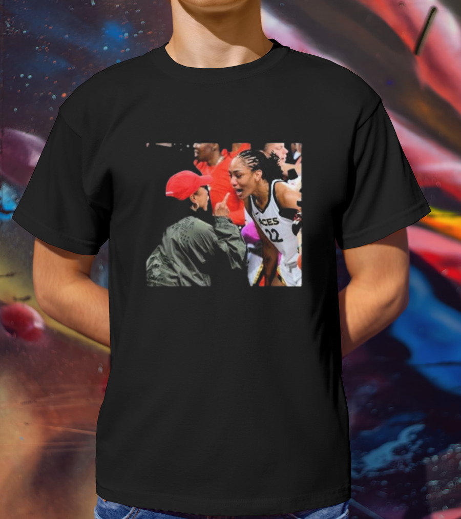 A’ja Wilson Dawn Staley Las Vegas Aces And Anxiety T-Shirt
