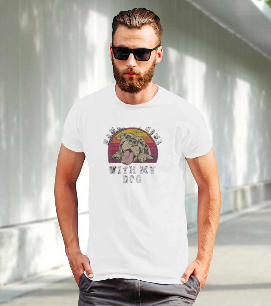Namast'ay Home With My Dog T-Shirt