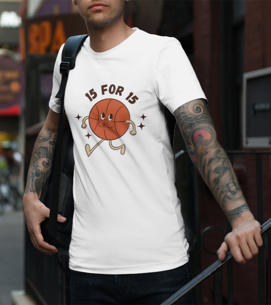 15 For 15 Basketball T-Shirt