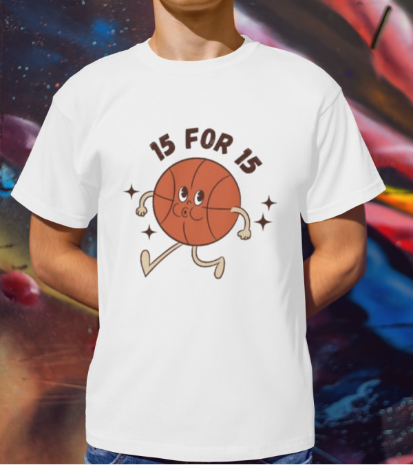 15 For 15 Basketball T-Shirt