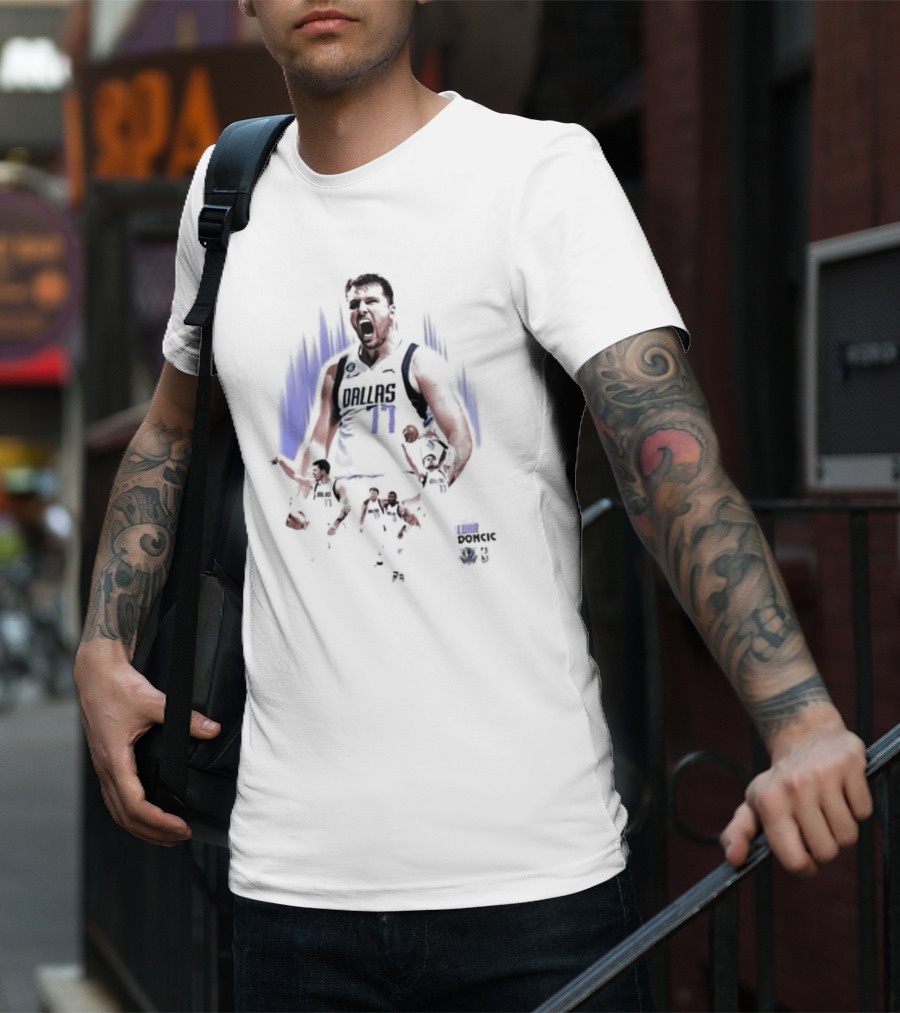 Luka Doncic Dallas 77 Western Conference Basketball T-Shirt