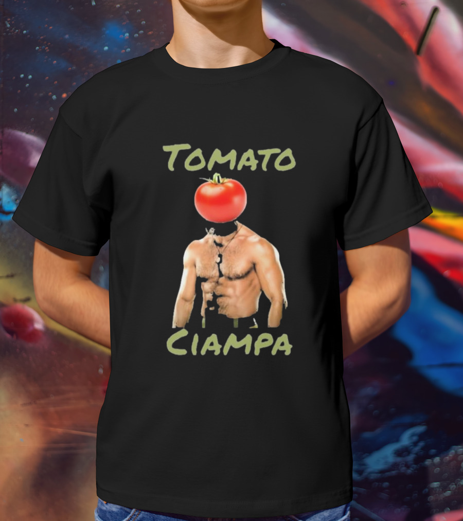 Tomato Ciampa Man Head Bodybuilder T-Shirt