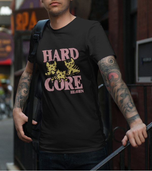 Hard Core Heaven Cat Trio T-Shirt