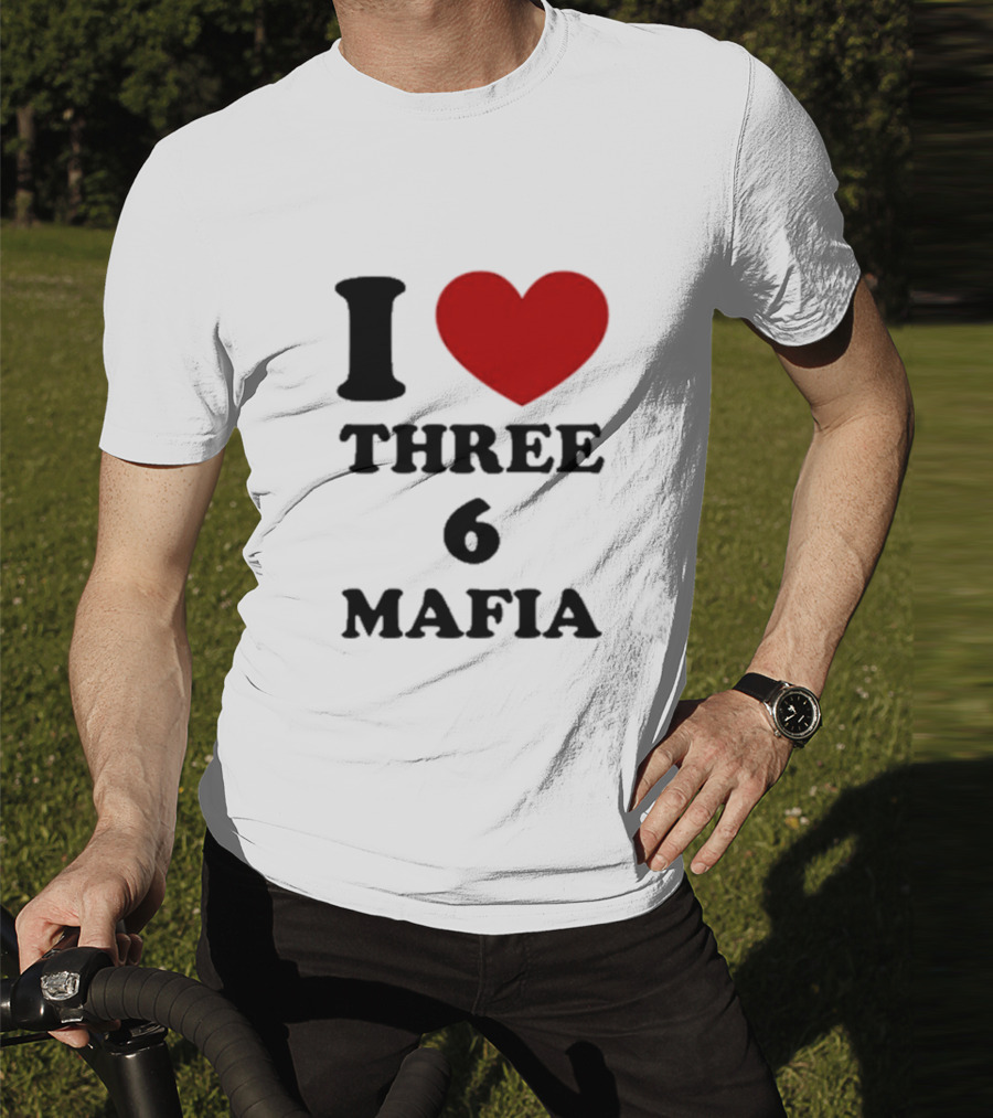 I Love Heart Three 6 Mafia T-Shirt
