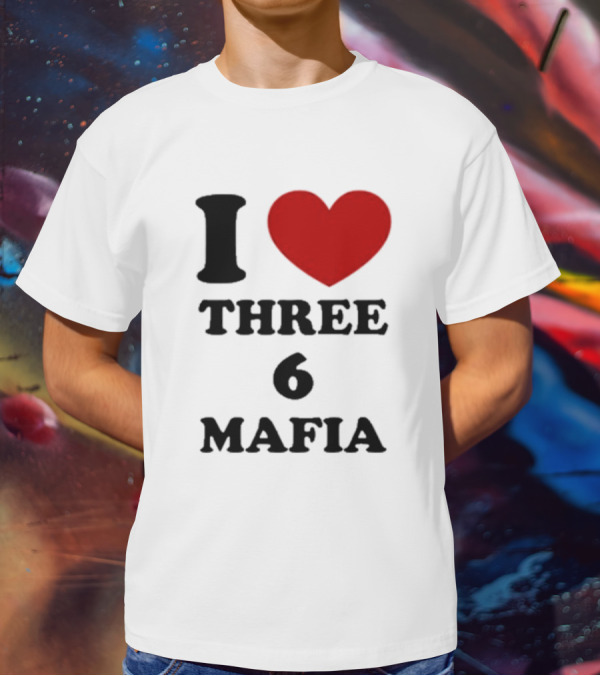 I Love Heart Three 6 Mafia T-Shirt