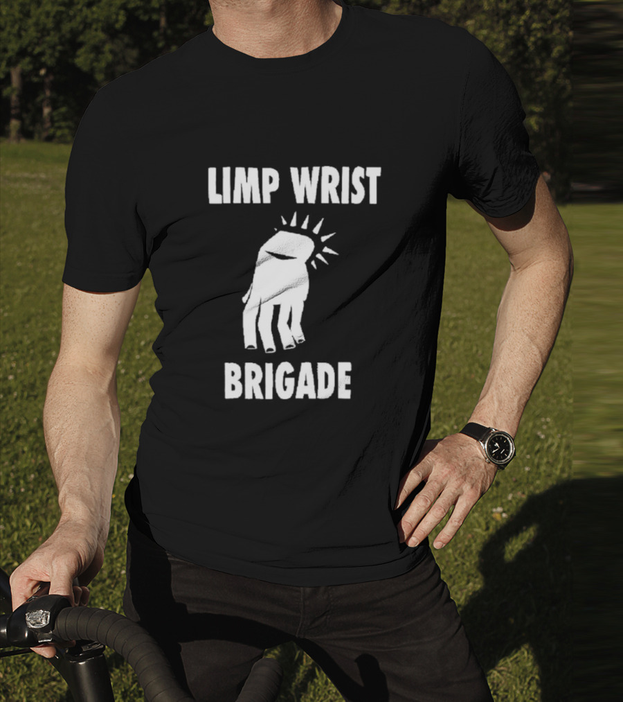 Limp Wrist Brigade Sunshine Clenched Fist T-Shirt
