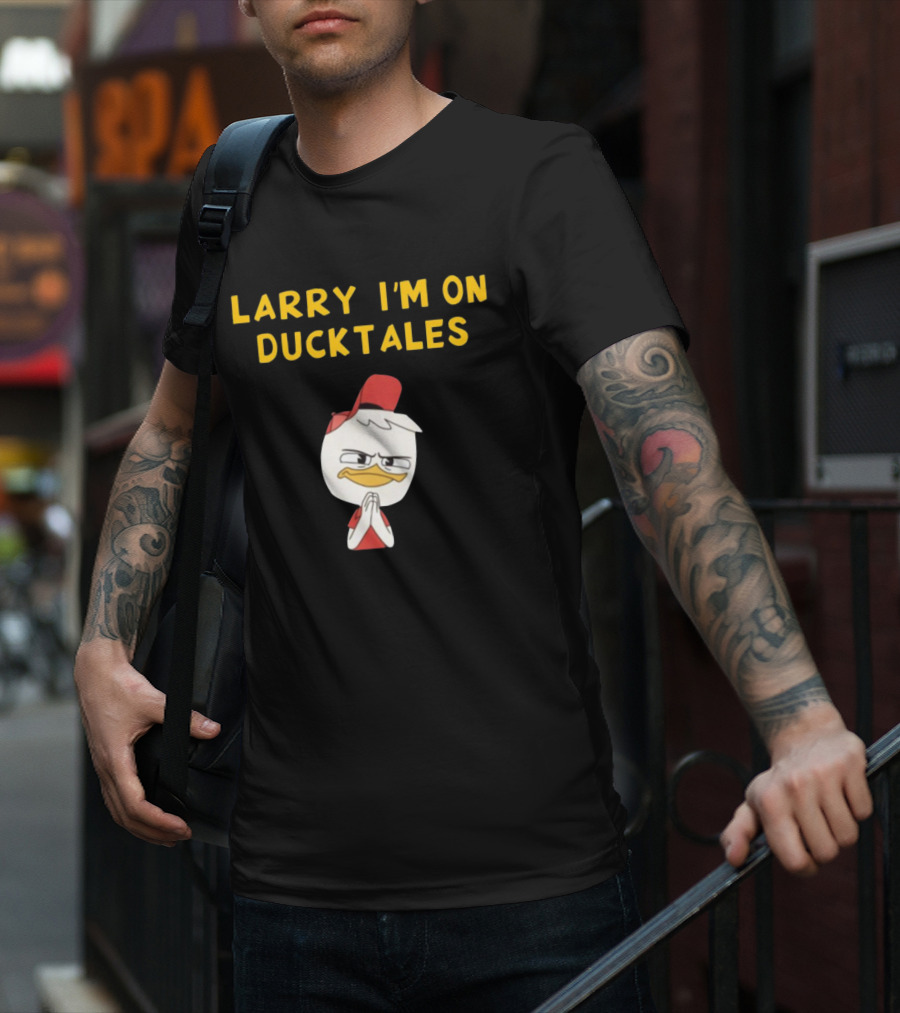 LARRY I'M ON DUCKTALES DUCK IN RED HAT T-Shirt