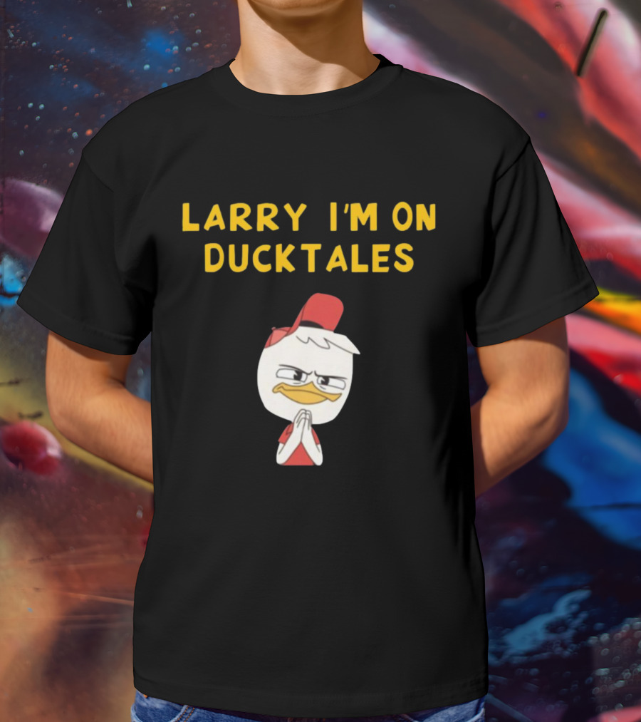 LARRY I'M ON DUCKTALES DUCK IN RED HAT T-Shirt