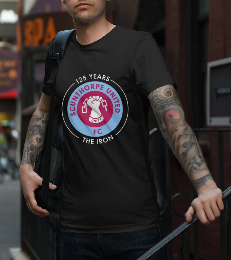 125 Years Scunthorpe United FC The Iron Unity T-Shirt