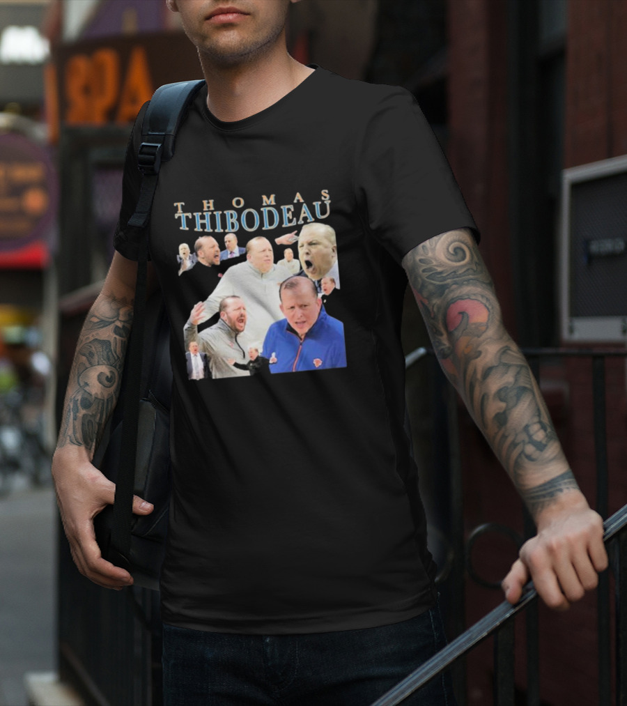 Thomas Thibodeau New York Knicks Coach Passionate Expressions T-Shirt