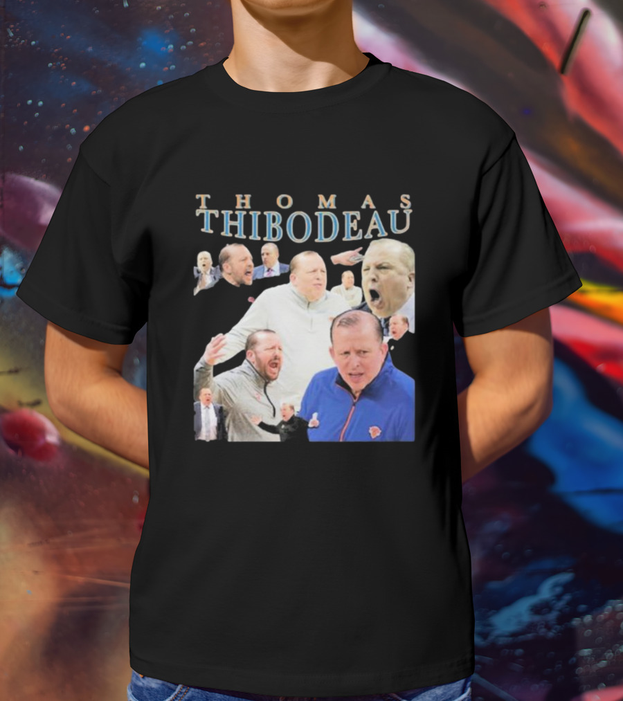 Thomas Thibodeau New York Knicks Coach Passionate Expressions T-Shirt