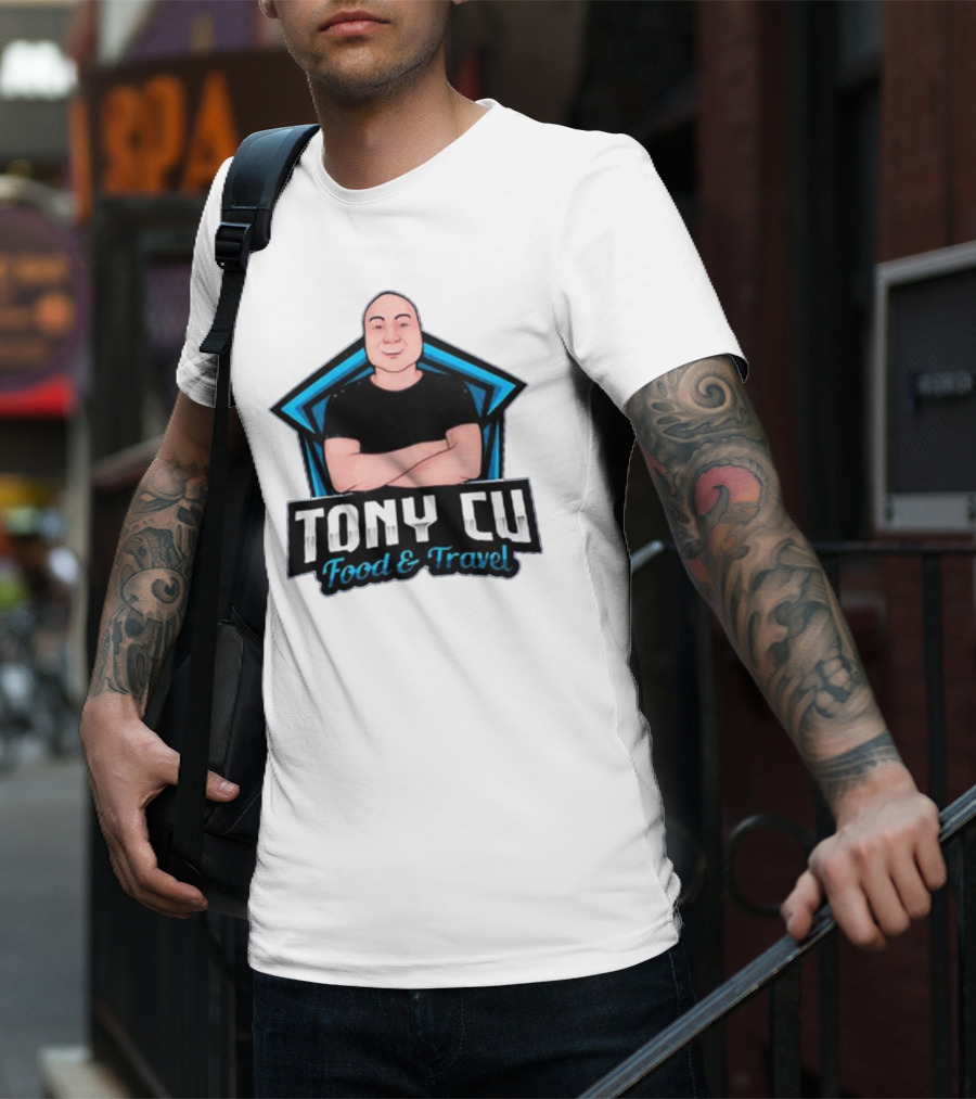 Tony Cu Food And Travel Egg Roll King T-Shirt
