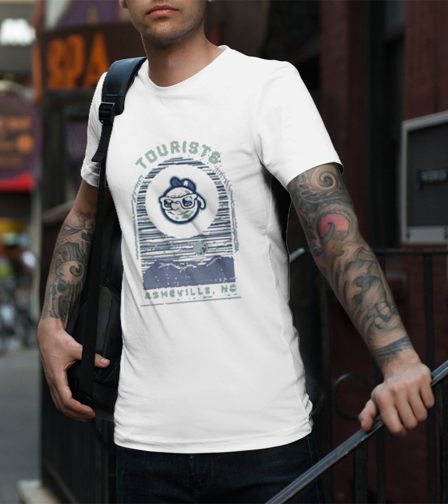 Tourists Skyline Asheville NC T-Shirt