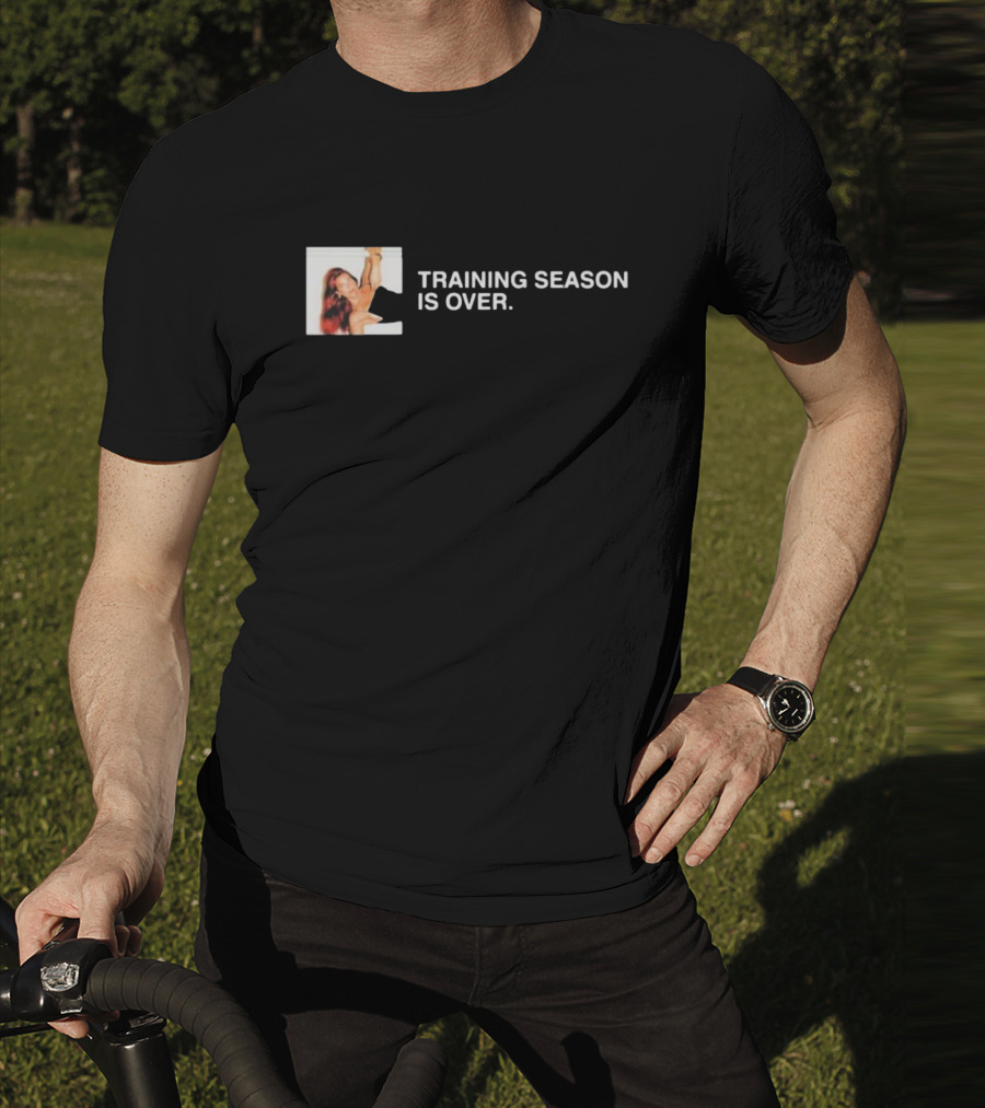 Training Season Is Over With Red Hair Woman Image T-Shirt