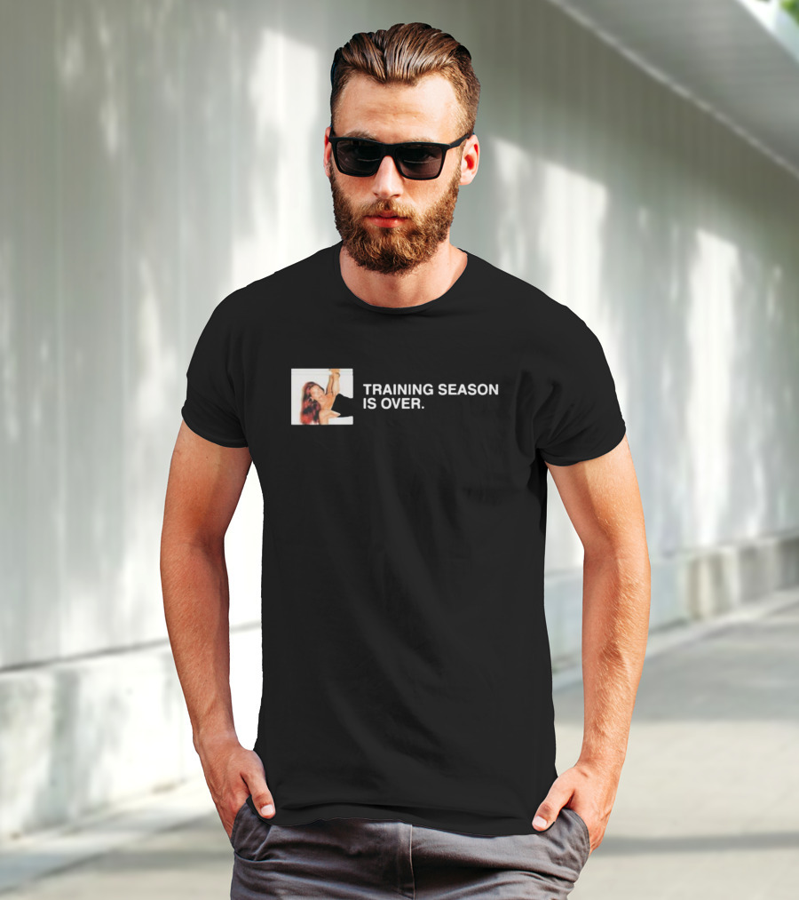 Training Season Is Over With Red Hair Woman Image T-Shirt
