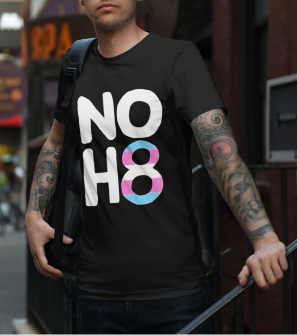 NO H8 Trans Pride Colors T-Shirt