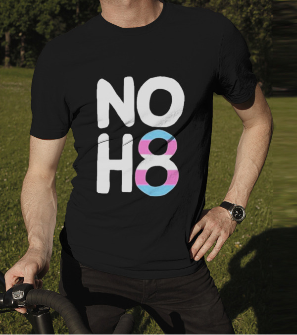 NO H8 Trans Pride Colors T-Shirt