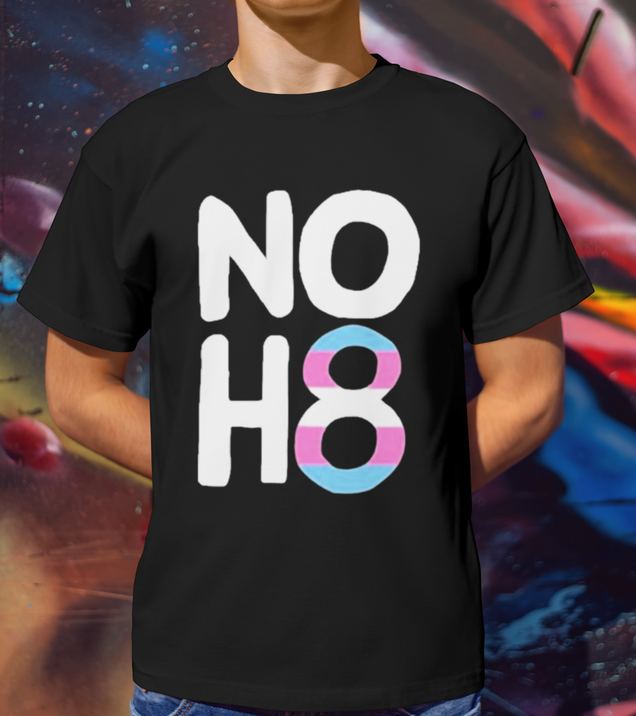 NO H8 Trans Pride Colors T-Shirt
