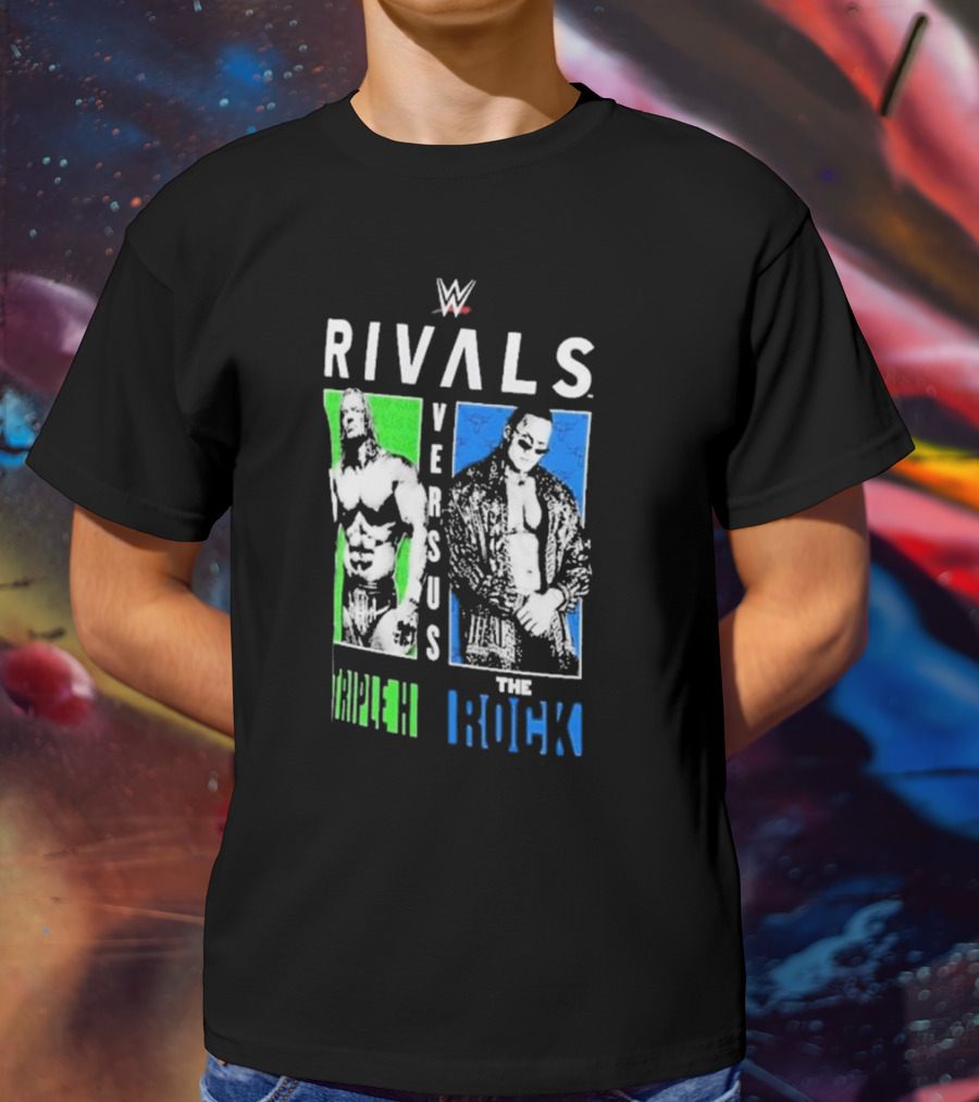 WWE Rivals Triple H Versus The Rock T-Shirt