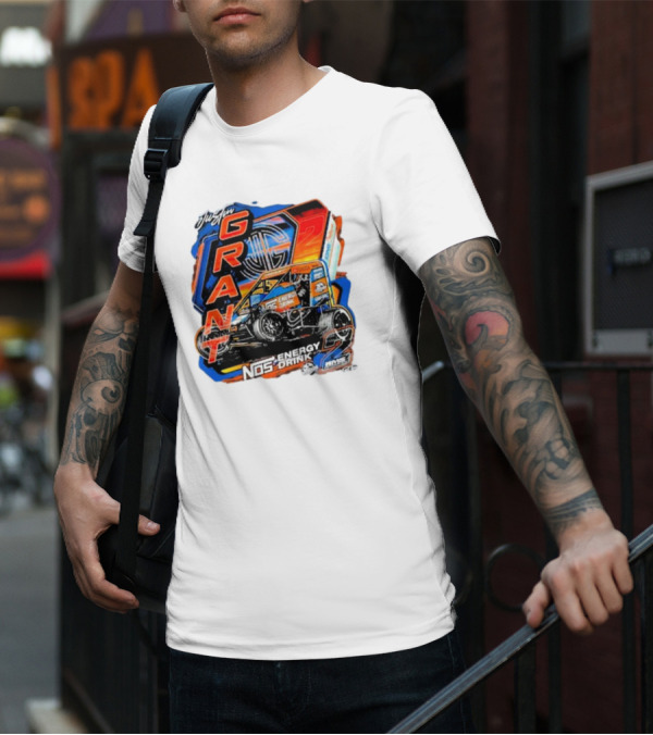 Justin Grant NOS Energy Drink Racing Car JMS T-Shirt