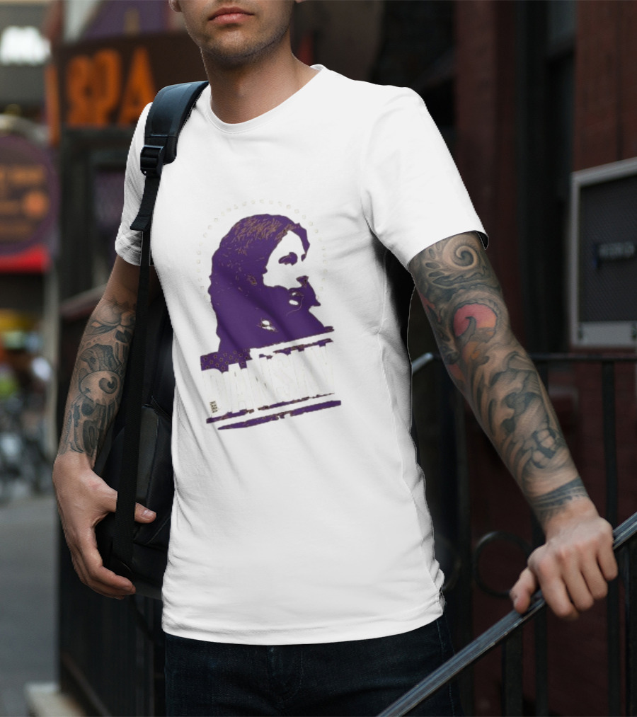 Dansky Purple Silhouette With Stars T-Shirt