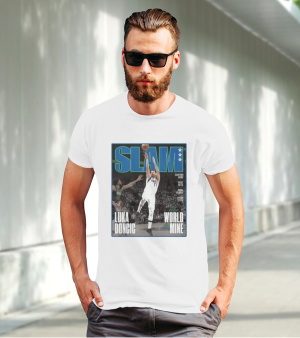 SLAM Luka Doncic The World Is Mine T-Shirt