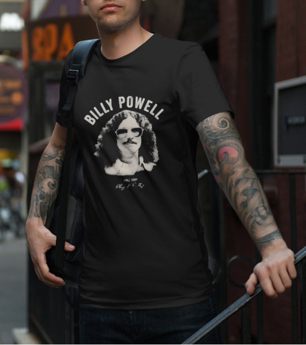 Lynyrd Skynyrd Billy Powell 1952 2009 Retro T-Shirt