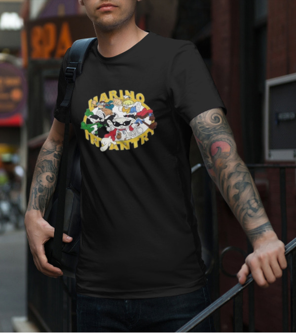 Marino Infantry Kids Next Door Cartoon Mashup T-Shirt