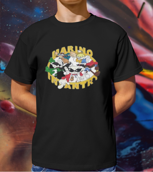 Marino Infantry Kids Next Door Cartoon Mashup T-Shirt