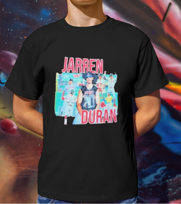 Jarren Duran Baseball Collage Sports T-Shirt