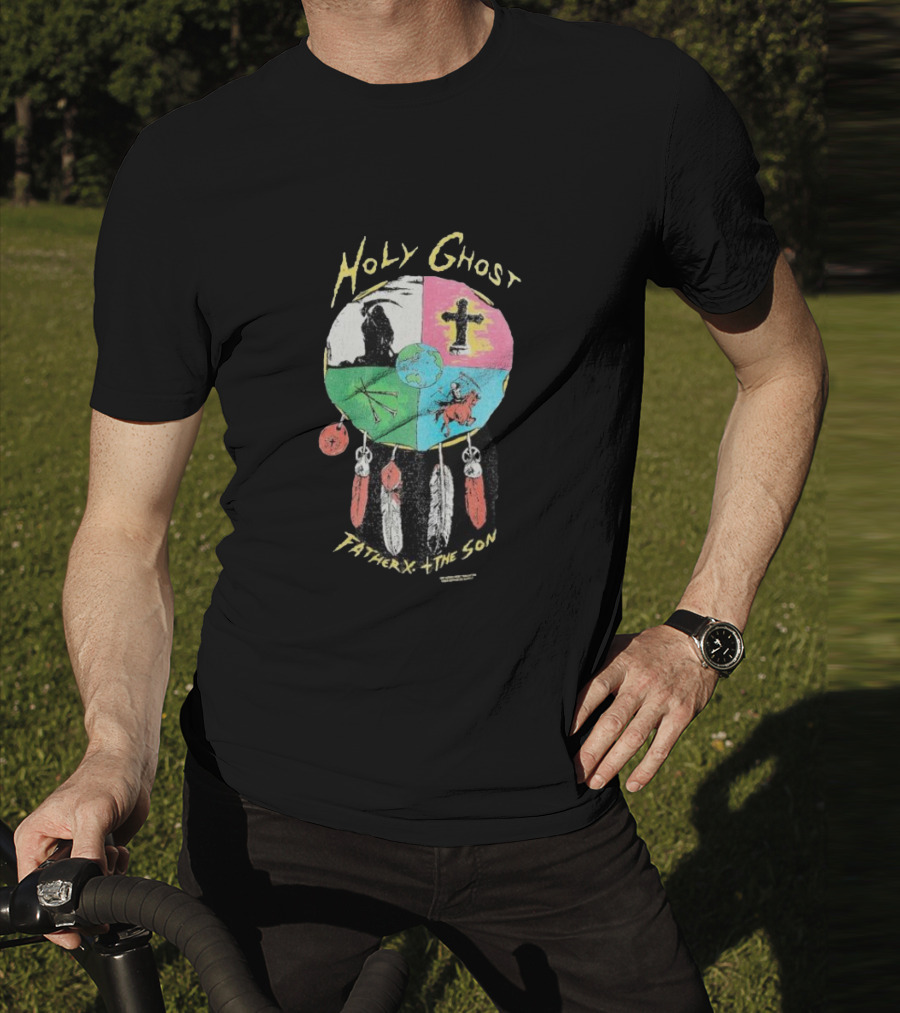 Holy Ghost Father X The Son Dreamcatcher Iconography T-Shirt