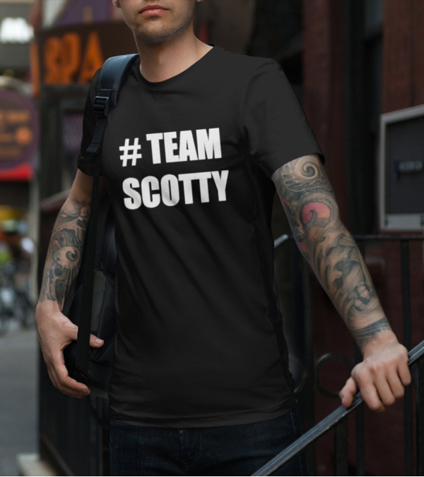 90 Day The Melanated Way Hashtag Team Scotty T-Shirt
